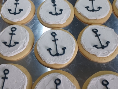 Anchor Birthday Cookies